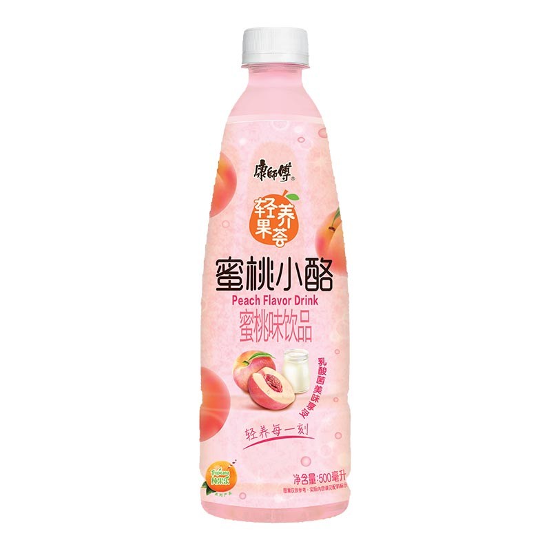 康师傅 蜜桃小酪 风味果汁饮料 500ml
